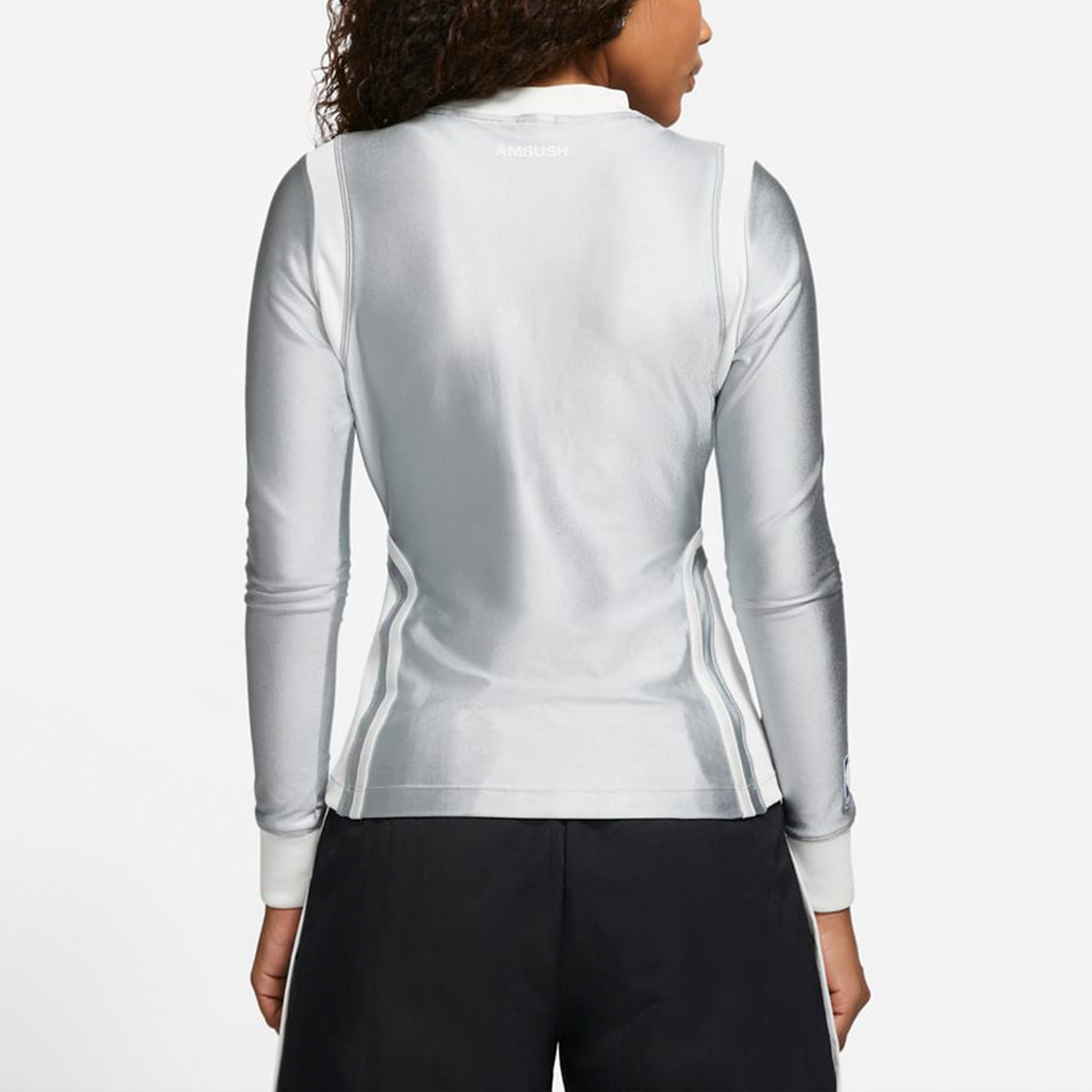 (WMNS) Nike x AMBUSH NBA Nets Top 'Light Smoke Grey' DB9569-077 - 5
