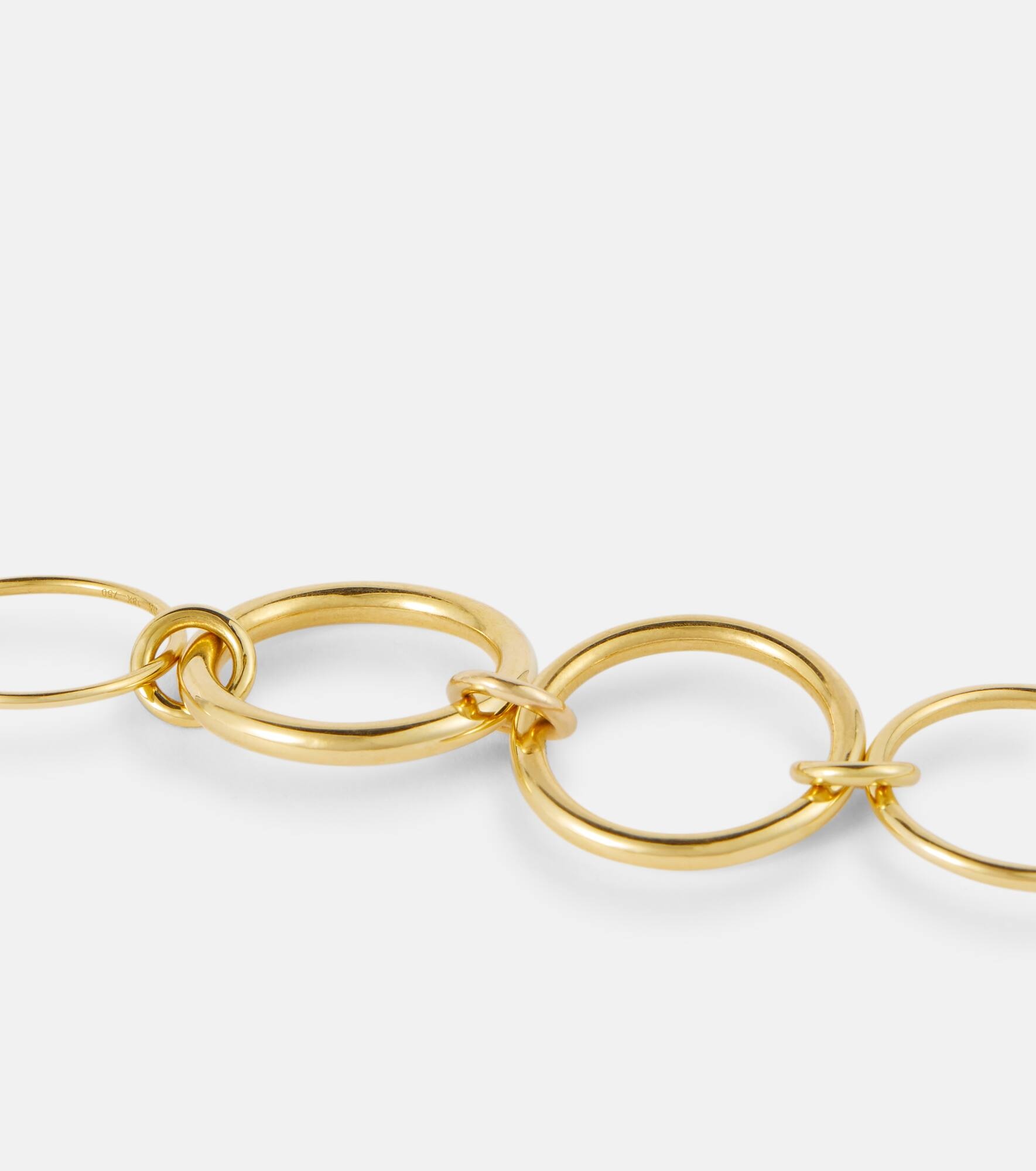 Aquarius 18kt gold linked rings - 6