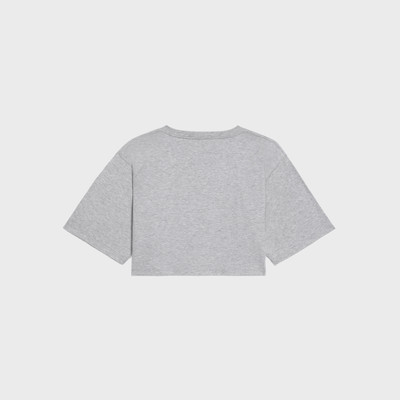 CELINE CELINE CROPPED COTTON JERSEY T-SHIRT outlook