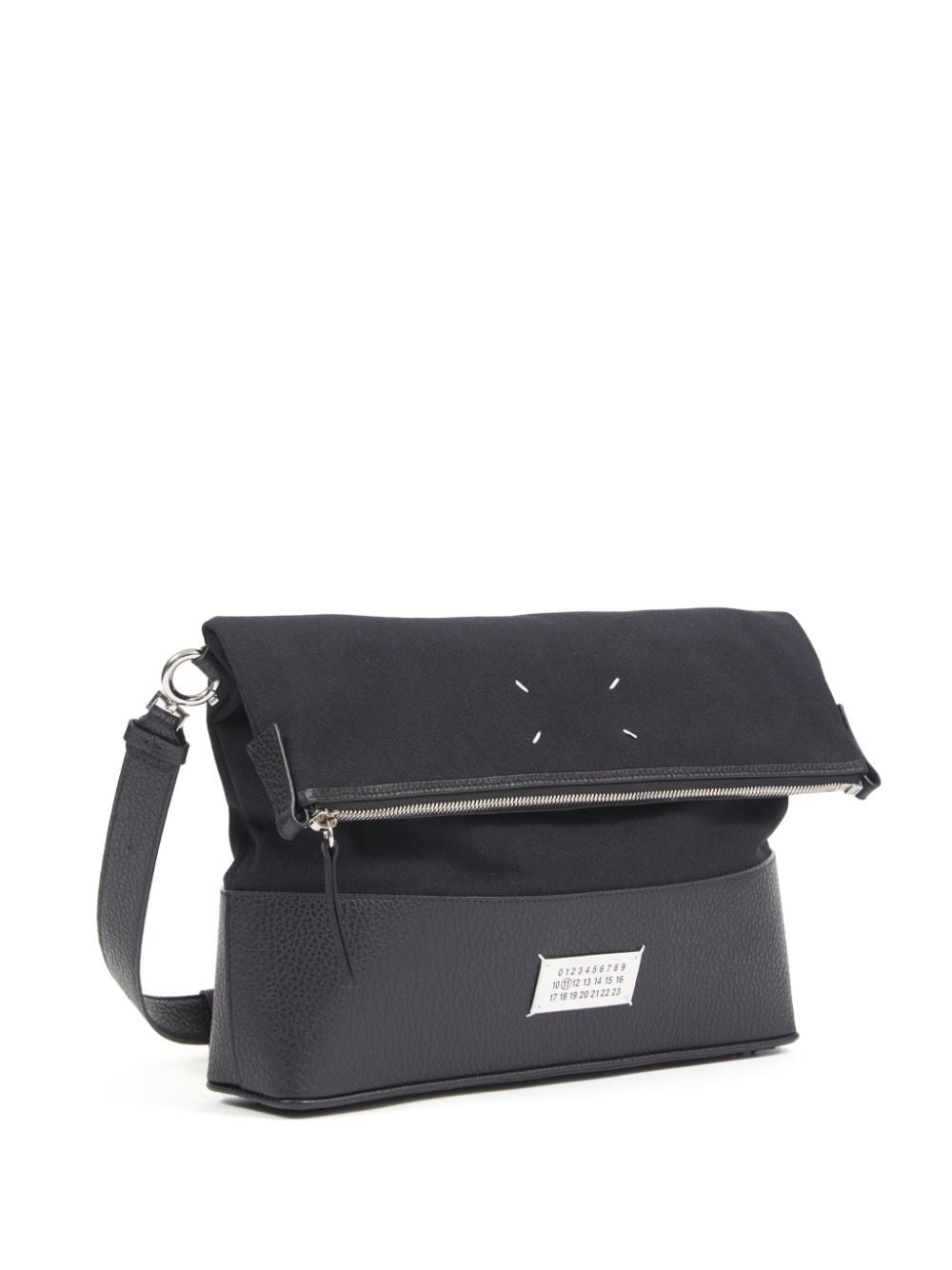 numbers-motif messenger bag - 5