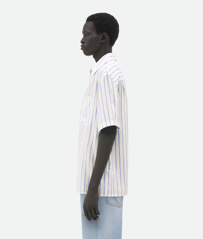 Bottega Veneta Short-Sleeved Silk Striped Shirt outlook