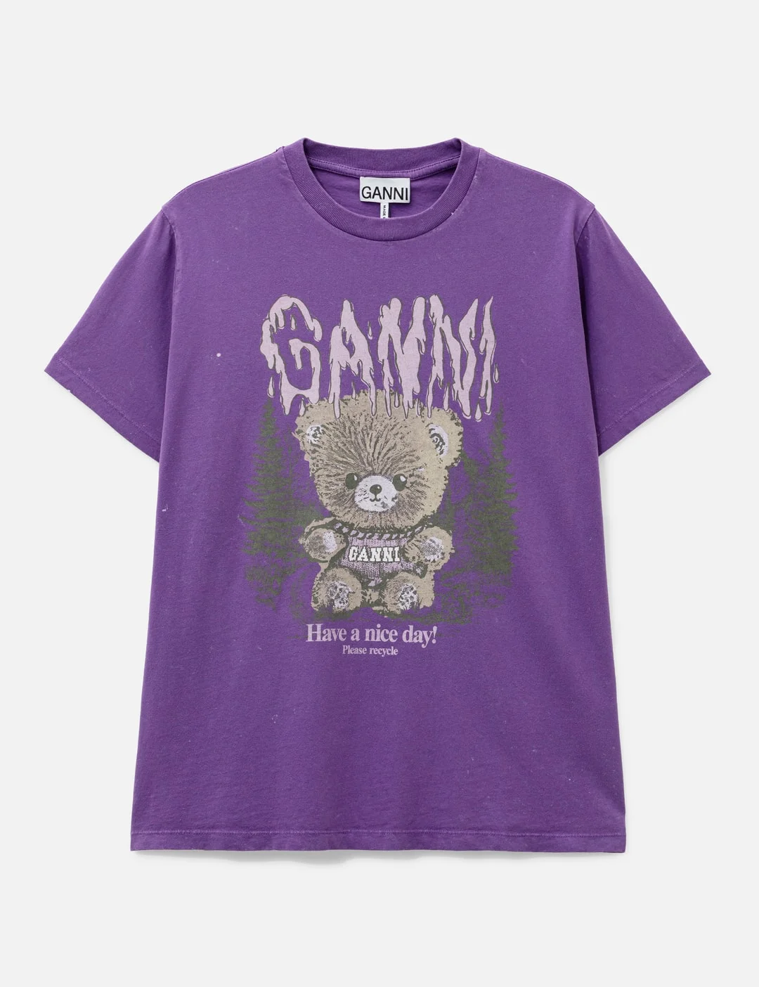 T-SHIRT WITH FOREST TEDDY - 1