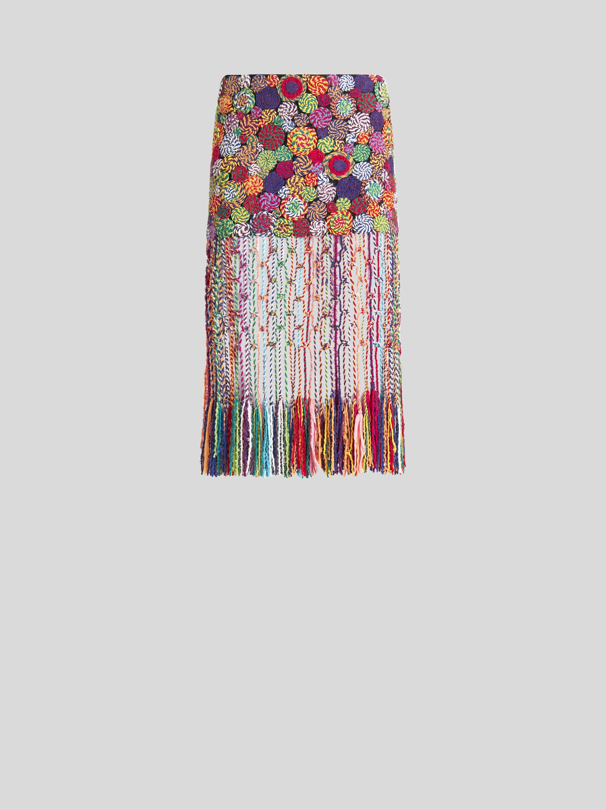 CROCHETED KNIT SKIRT - 1