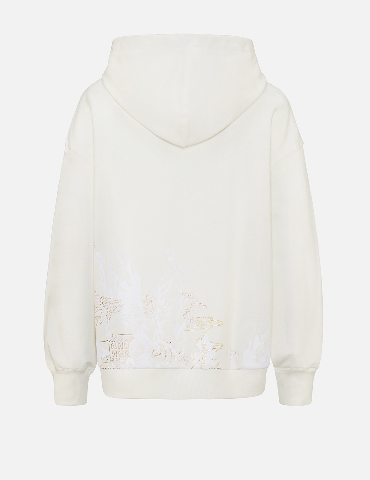 LANDSCAPE GRAPHIC FOIL-PRINT HOODIE - 2