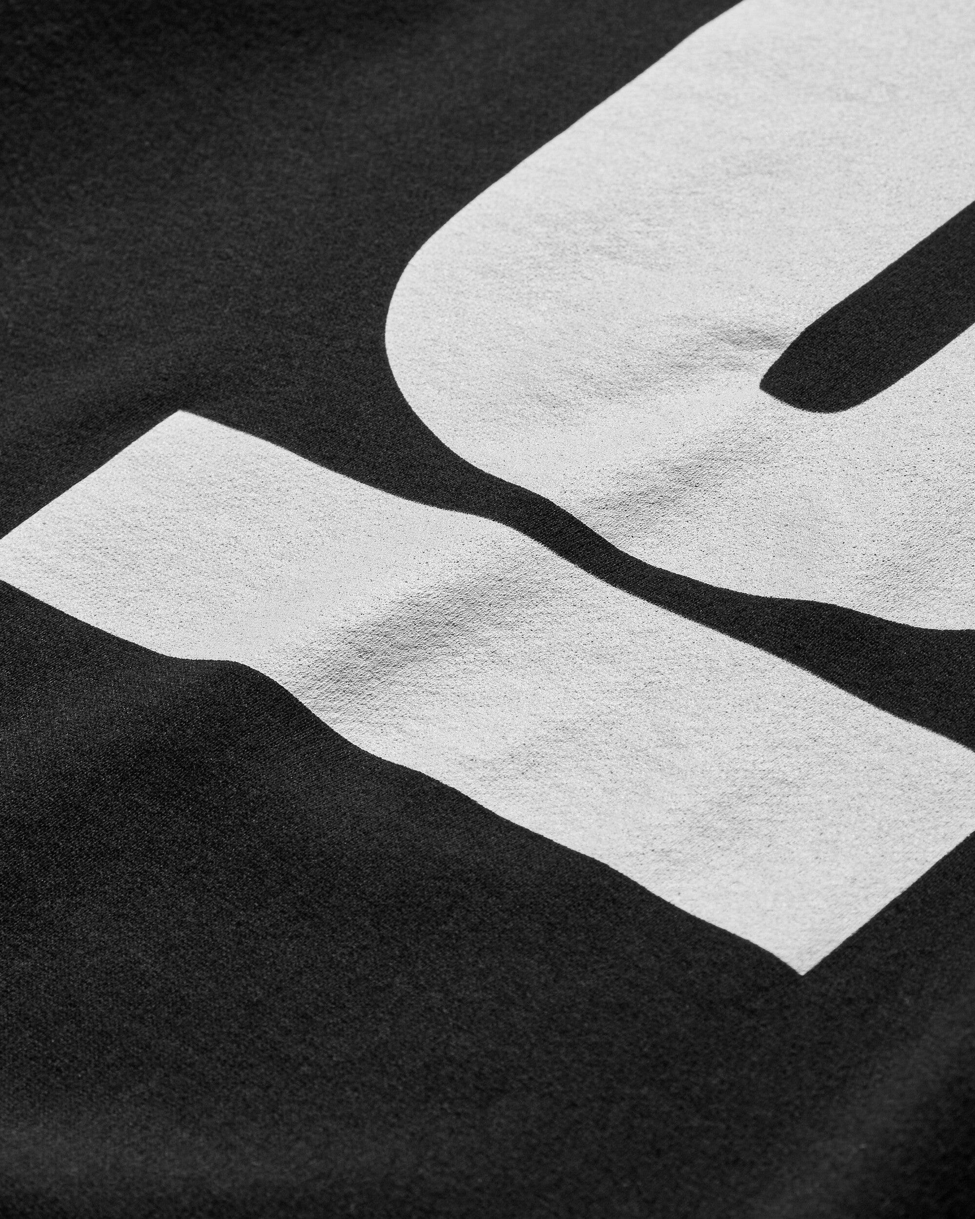Men's U Signature Crewneck Sweatshirt Black - 4