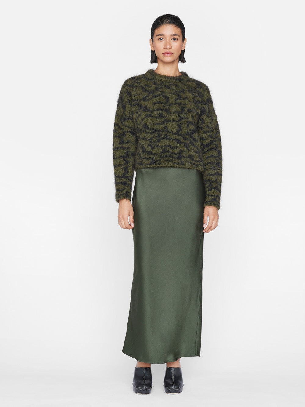 Abstract Jacquard Crew in Surplus Multi - 3