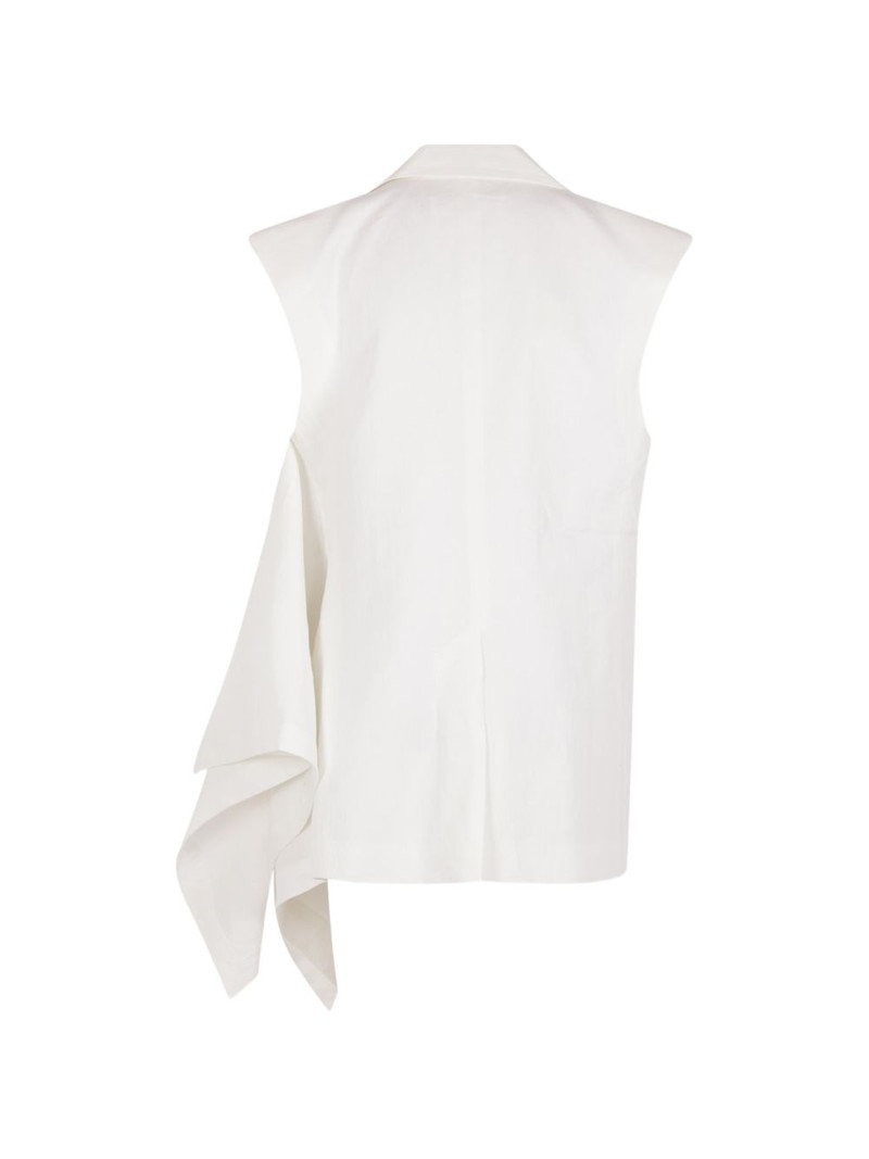 NICCOLÒ PASQUALETTI pocket drape gilet outlook