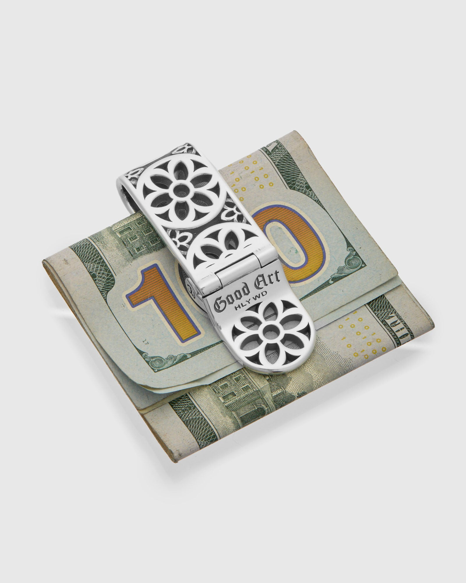 Cream Dream Money Clip in Sterling Silver - 3