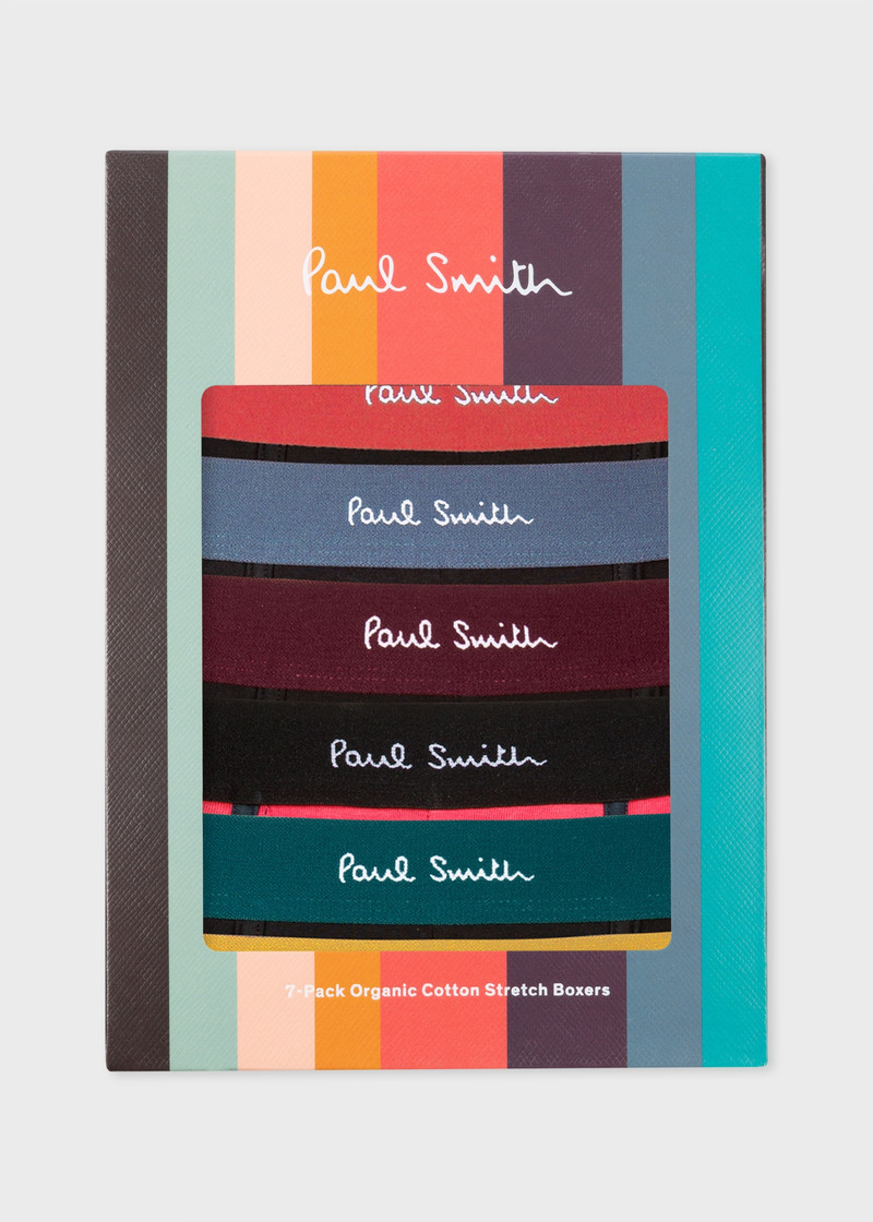 Paul Smith 'Artist Stripe' Mixed Boxer Briefs Seven Pack outlook