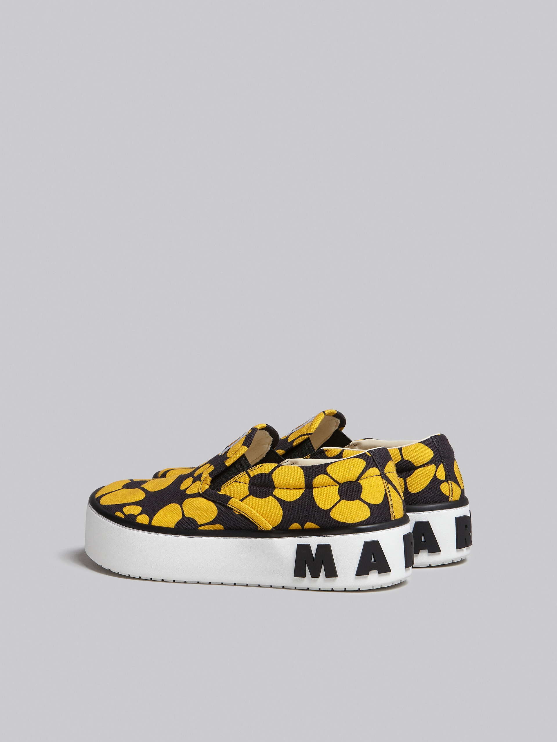 MARNI X CARHARTT WIP - YELLOW SLIP-ON SNEAKERS - 3