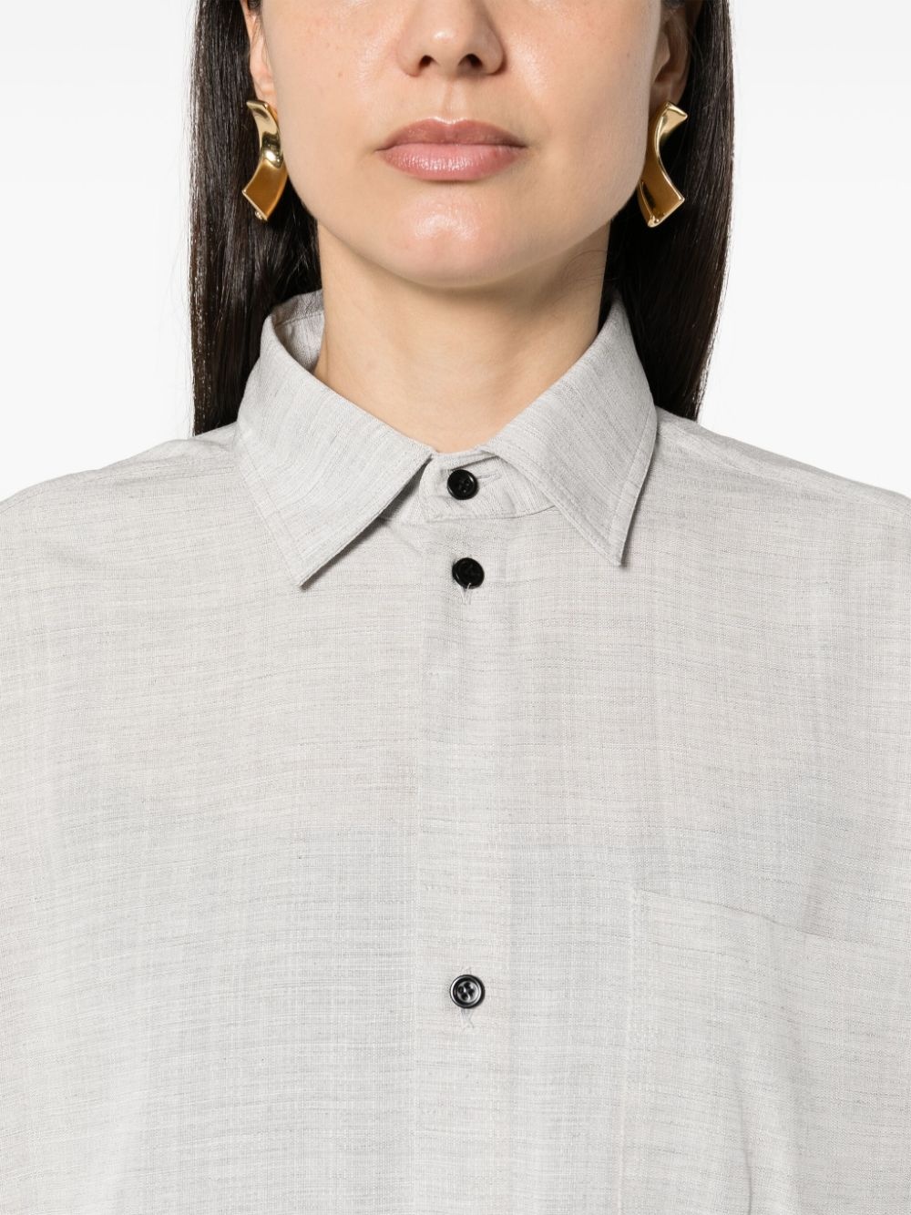 La Chemise Poche interwoven shirt - 5