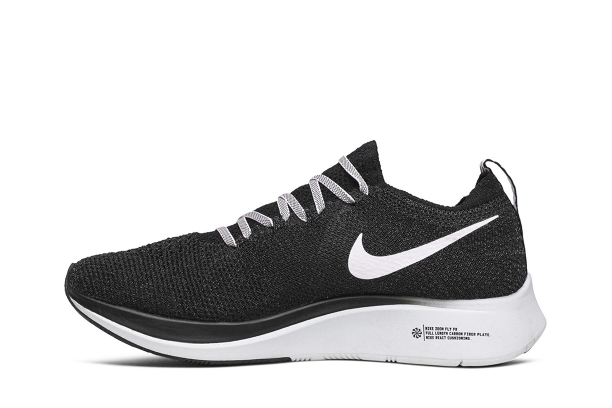 Wmns Zoom Fly Flyknit 'Black Pink Foam' - 3