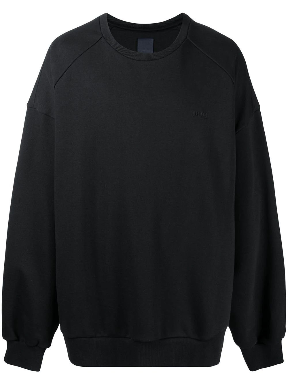 crew-neck pullover sweatshirt - 1