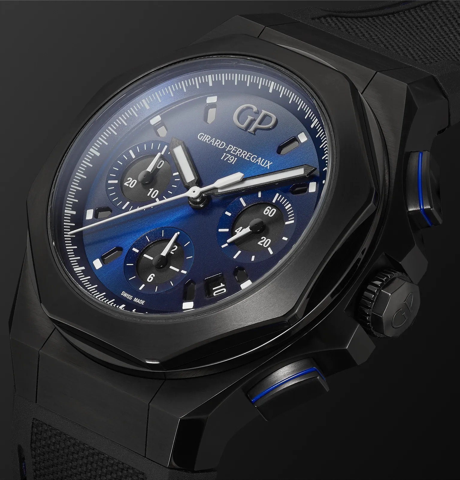 Laureato Absolute Automatic Chronograph 44mm Titanium and Rubber Watch, Ref. No. 81060-21-491-FH6A - 4