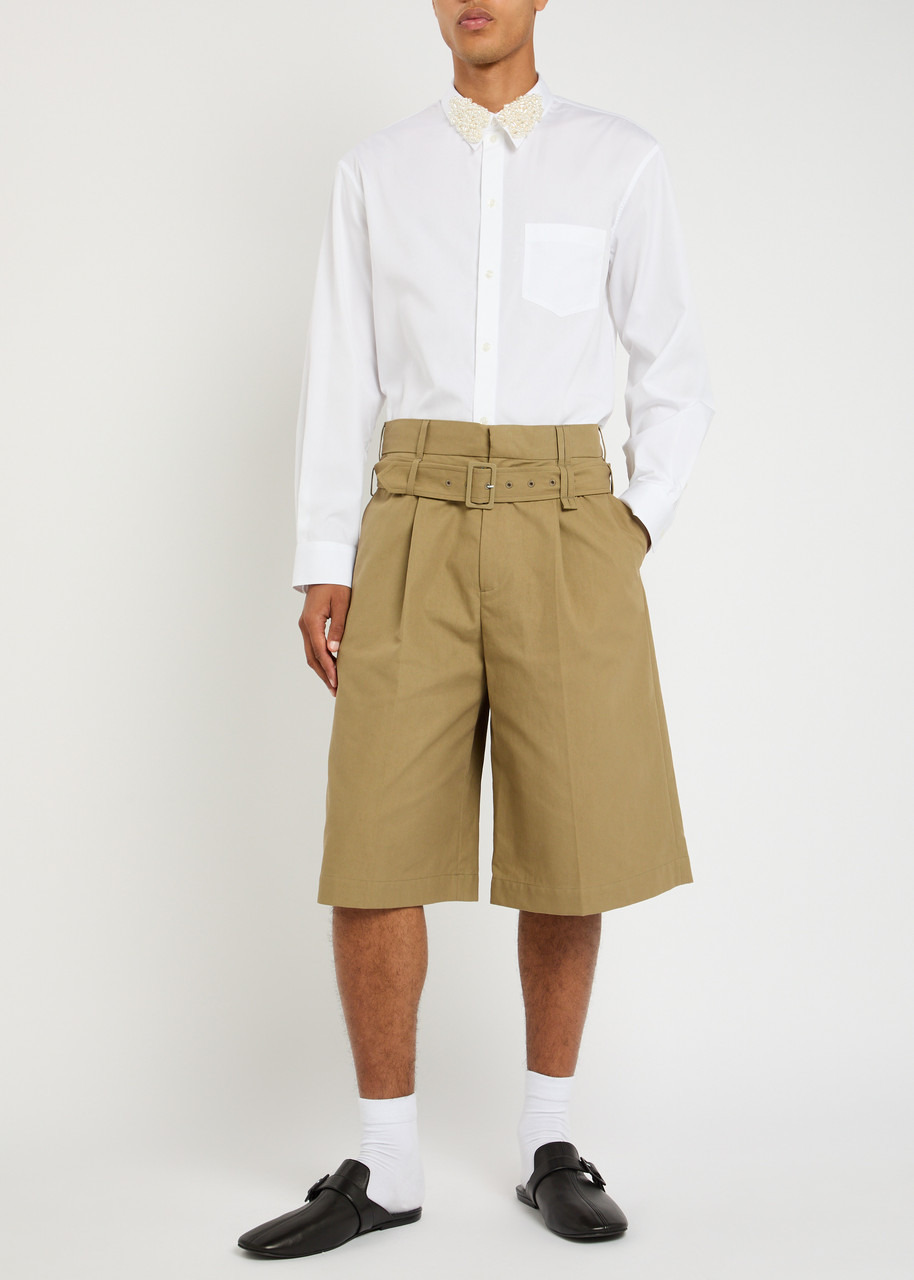 Simone Rocha Embellished Cotton-poplin Shirt - 4
