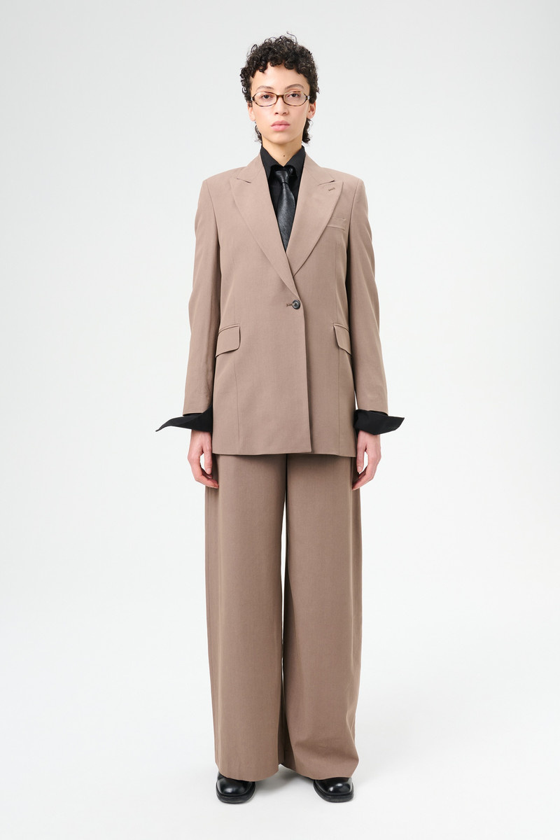 Our Legacy Manta Blazer Muddy Lavender Lyo Wool outlook