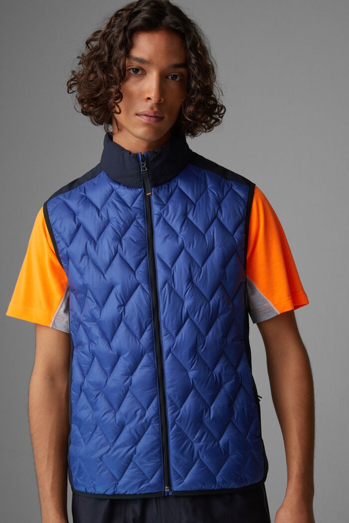 Gerry Quilted vest in Royal blue - 2