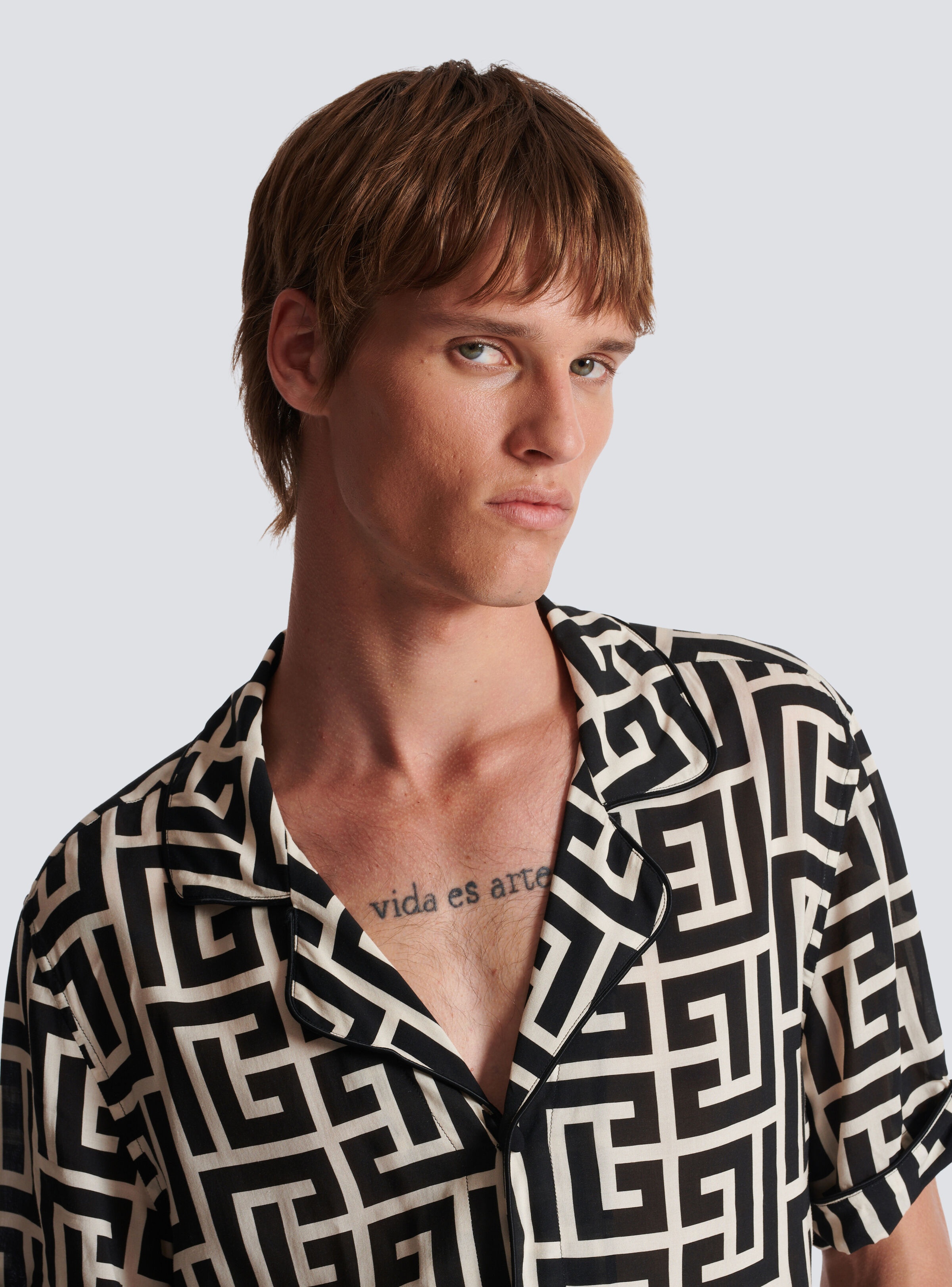 Monogram-printed shirt - 7
