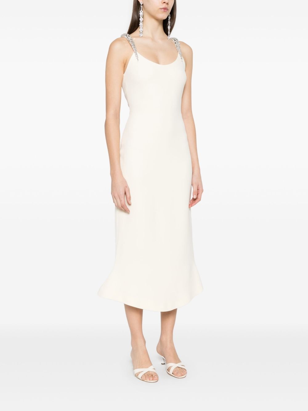 crystal-embellished gown - 3