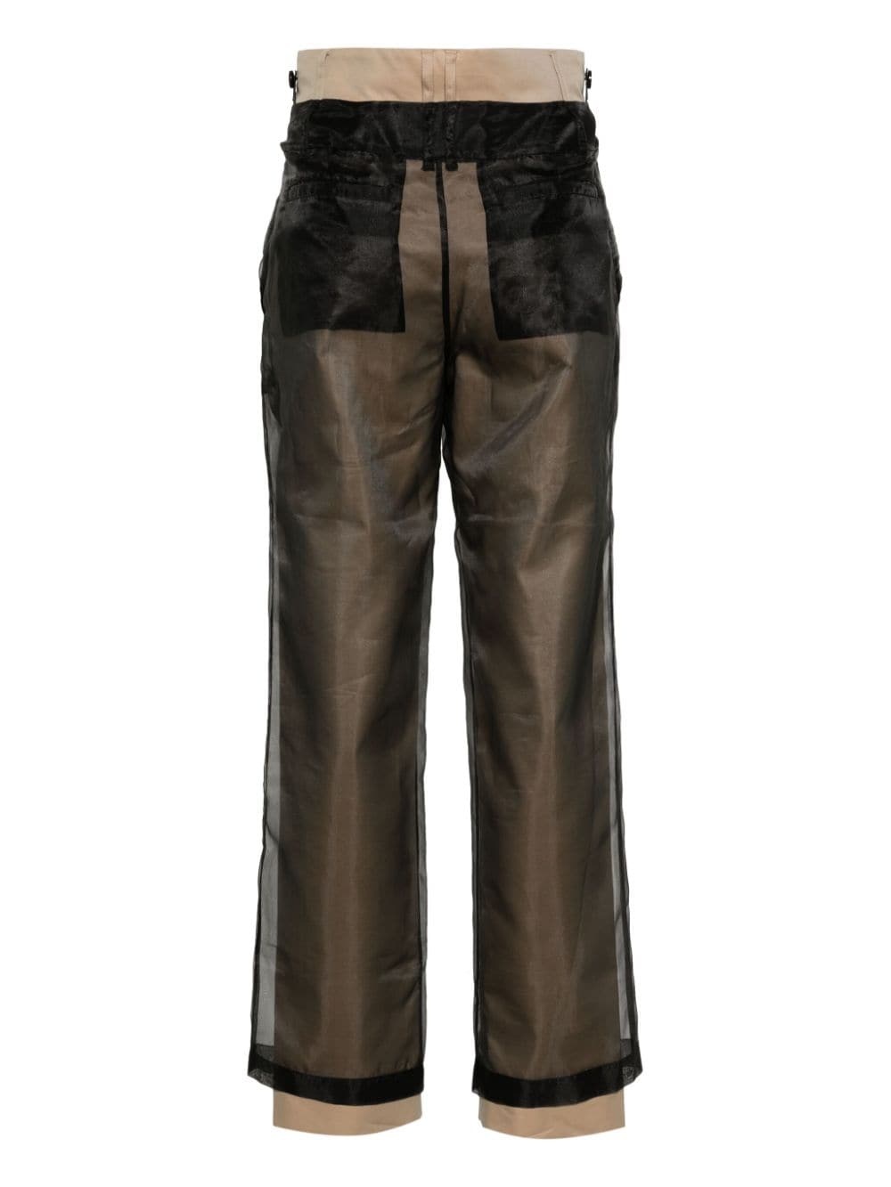 layered tapered trousers - 2