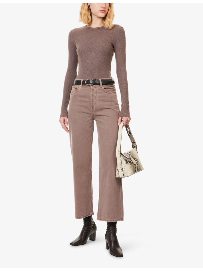 AGOLDE Delphi Slim-Fit Rib-Knit Top outlook