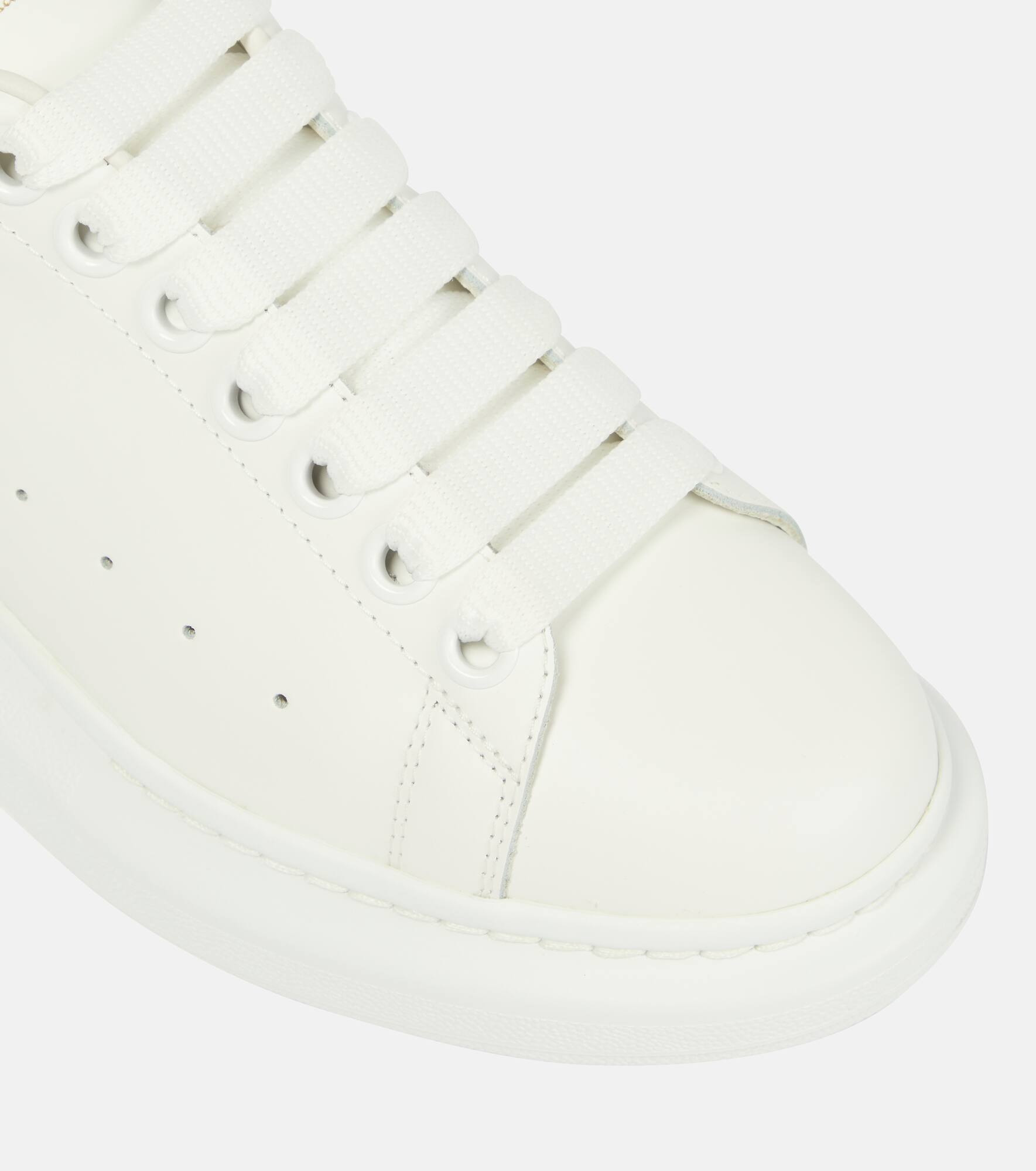 Oversized leather sneakers - 6