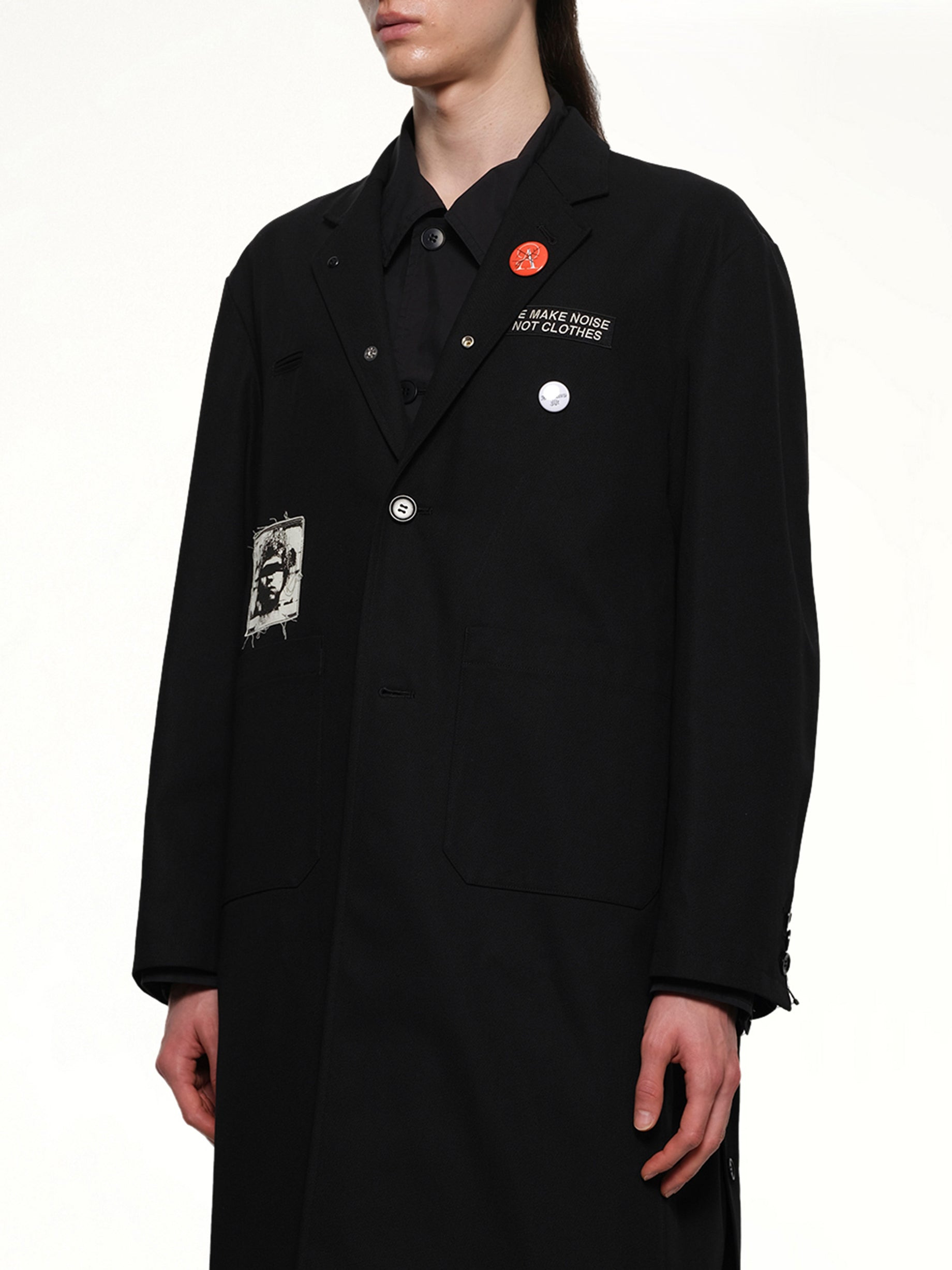Undercover Coat in Black - 3