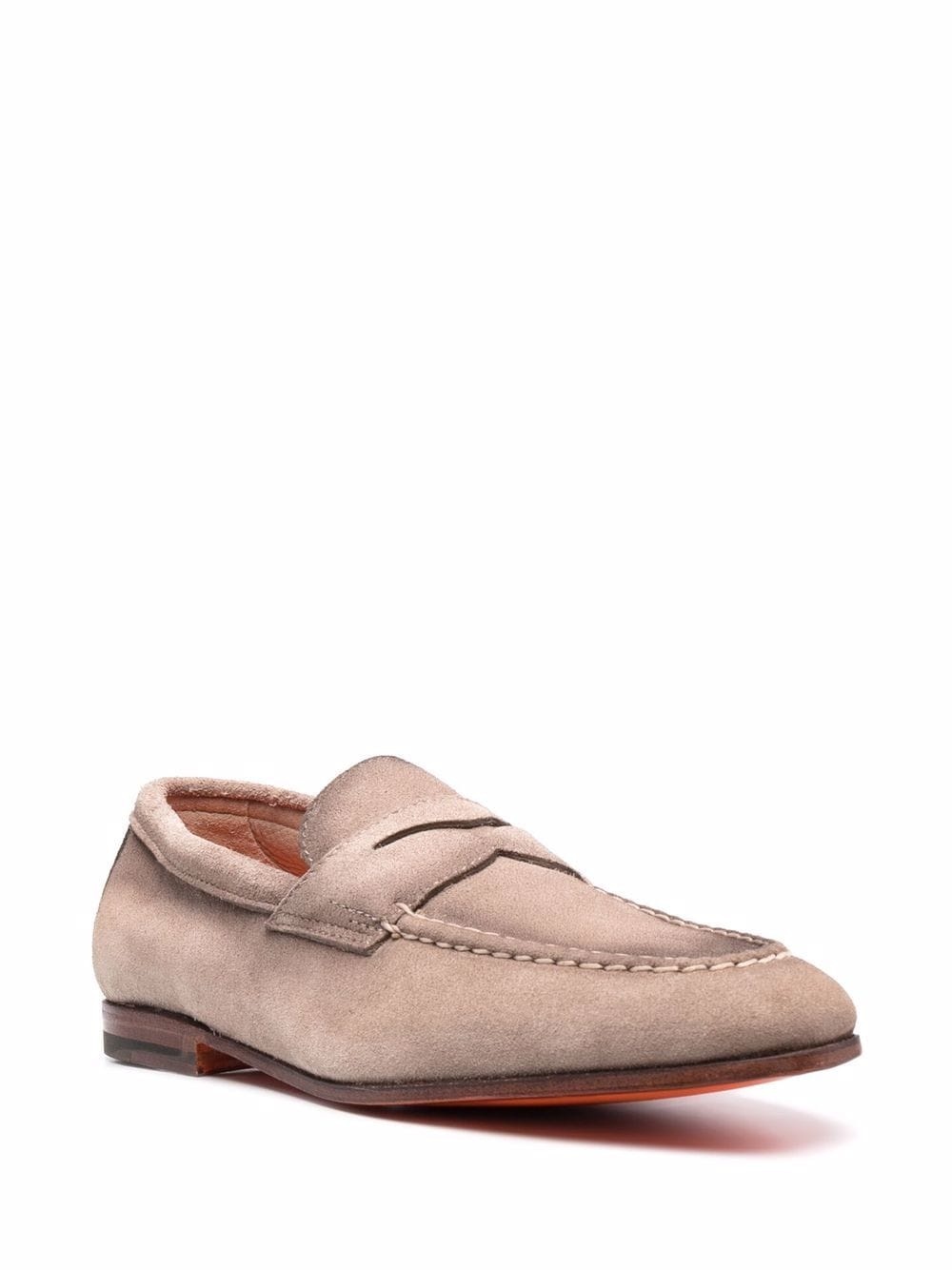 suede penny loafers - 2