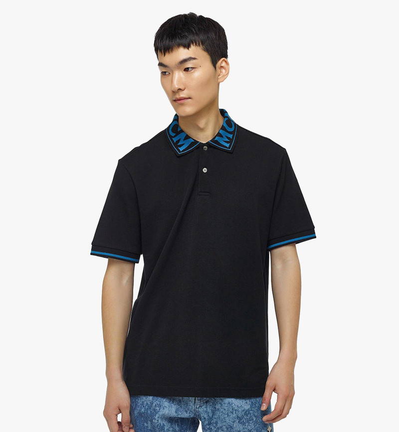 MCM Men’s Logo Polo Shirt in Cotton Piqué outlook