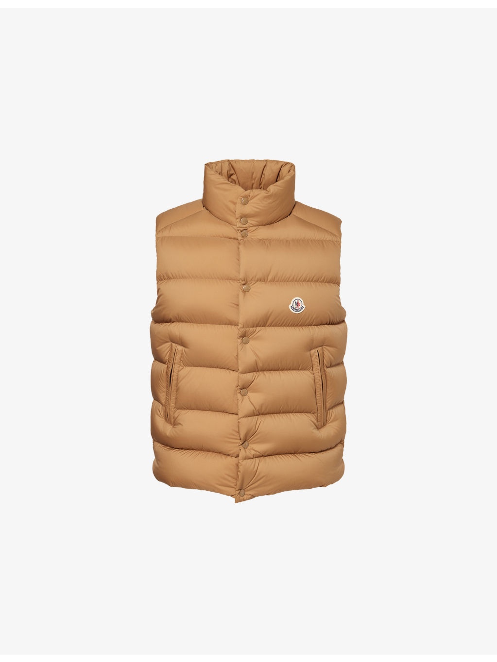 Tibb Brand-Badge Nylon-Down Gilet - 1