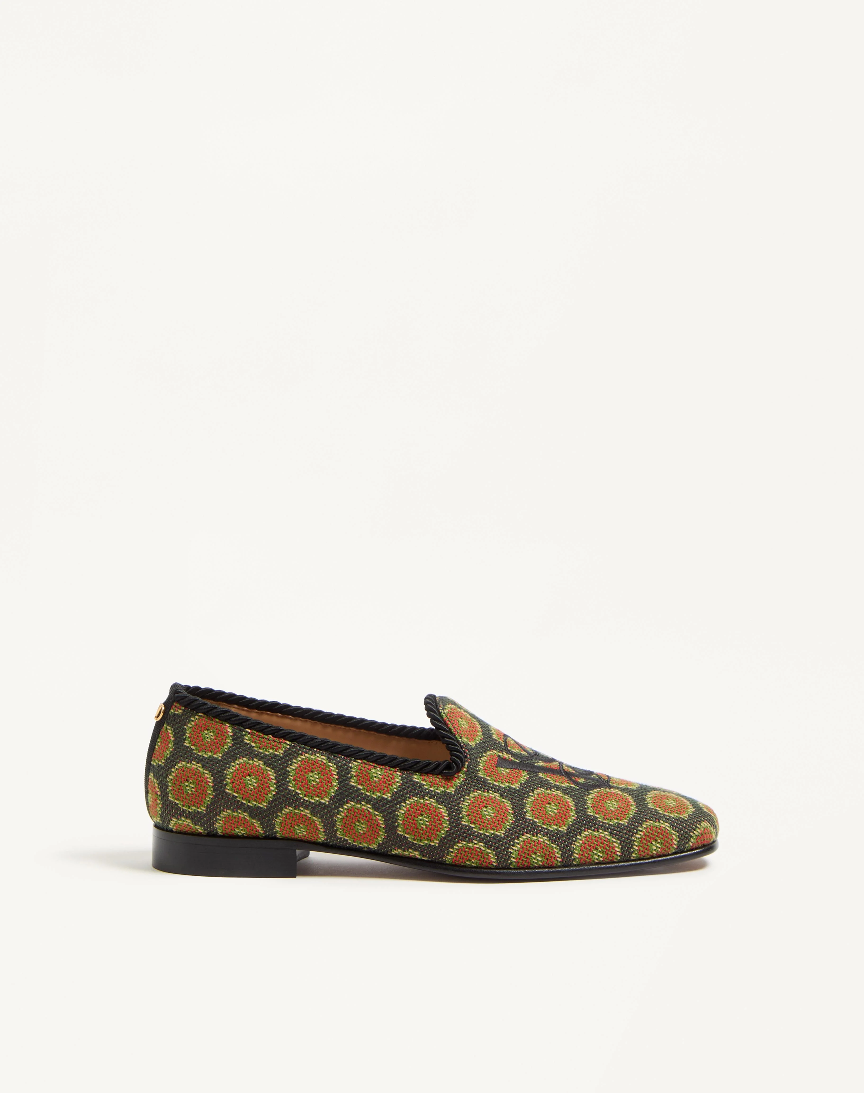 LES ALCÔVETTES LOAFER IN JACQUARD FABRIC - 1