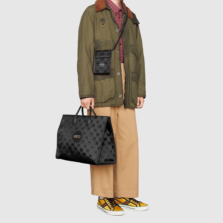 Gucci Off The Grid OTG Environmental Friendly Series Logo Messenger Bag Black 625599-H9HAN-1000 - 9