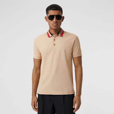 Burberry Logo Detail Cotton Piqué Polo Shirt outlook