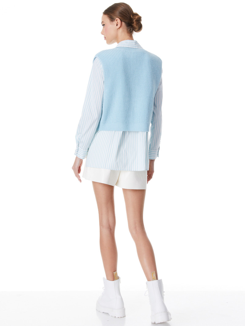 ORLY SWEATER VEST COMBINATION TOP 3