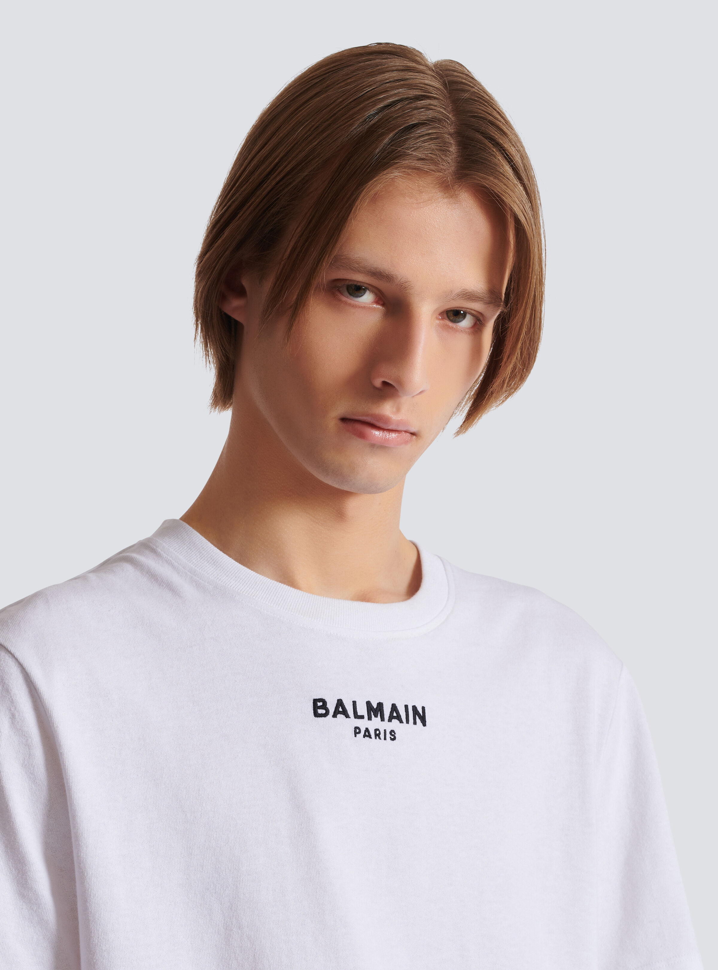 Embroidered Balmain Paris T-shirt - 7