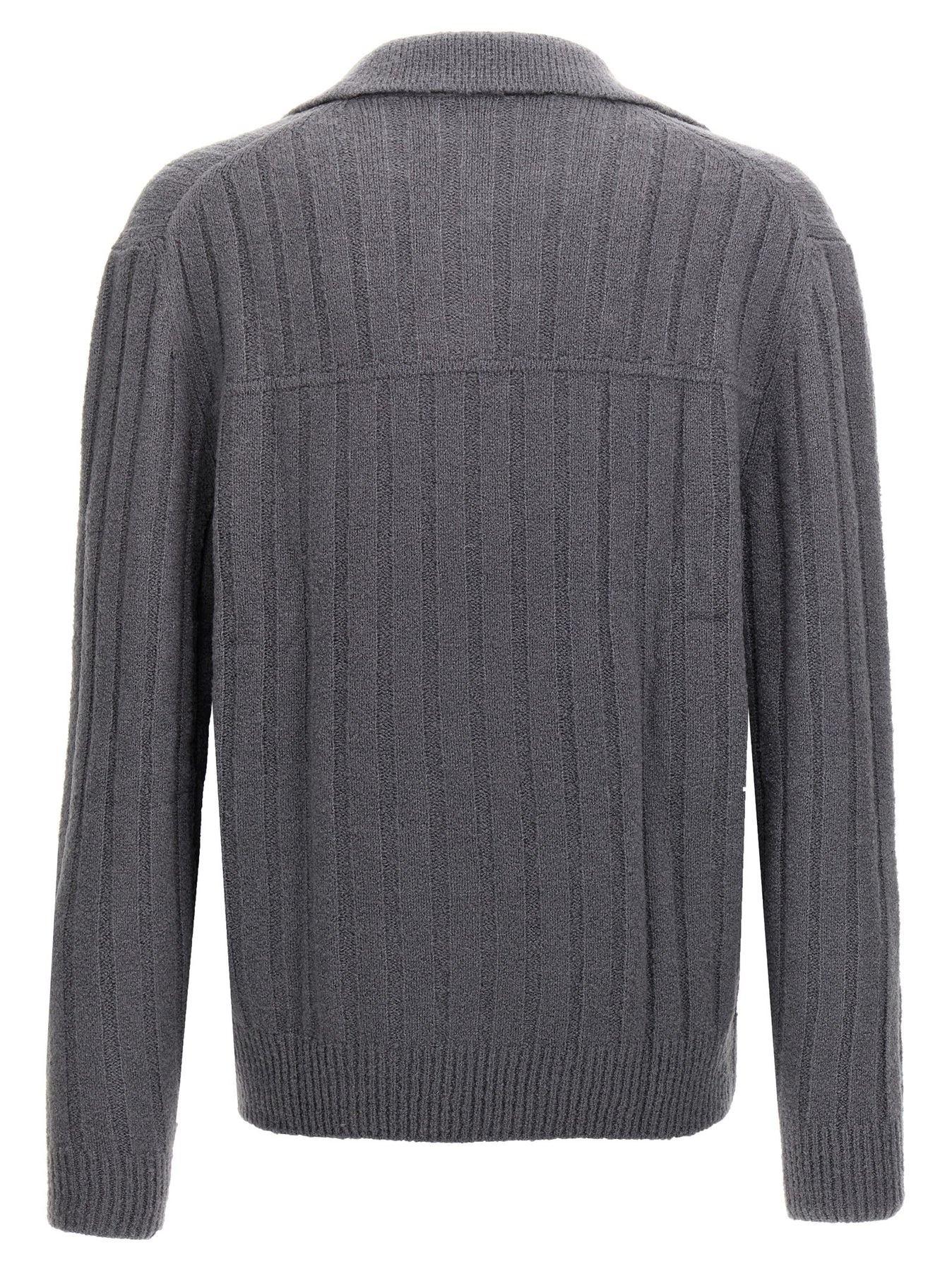 Polo Sweater Sweater, Cardigans Gray - 2