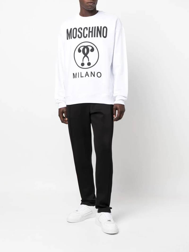 Moschino logo-print joggers outlook