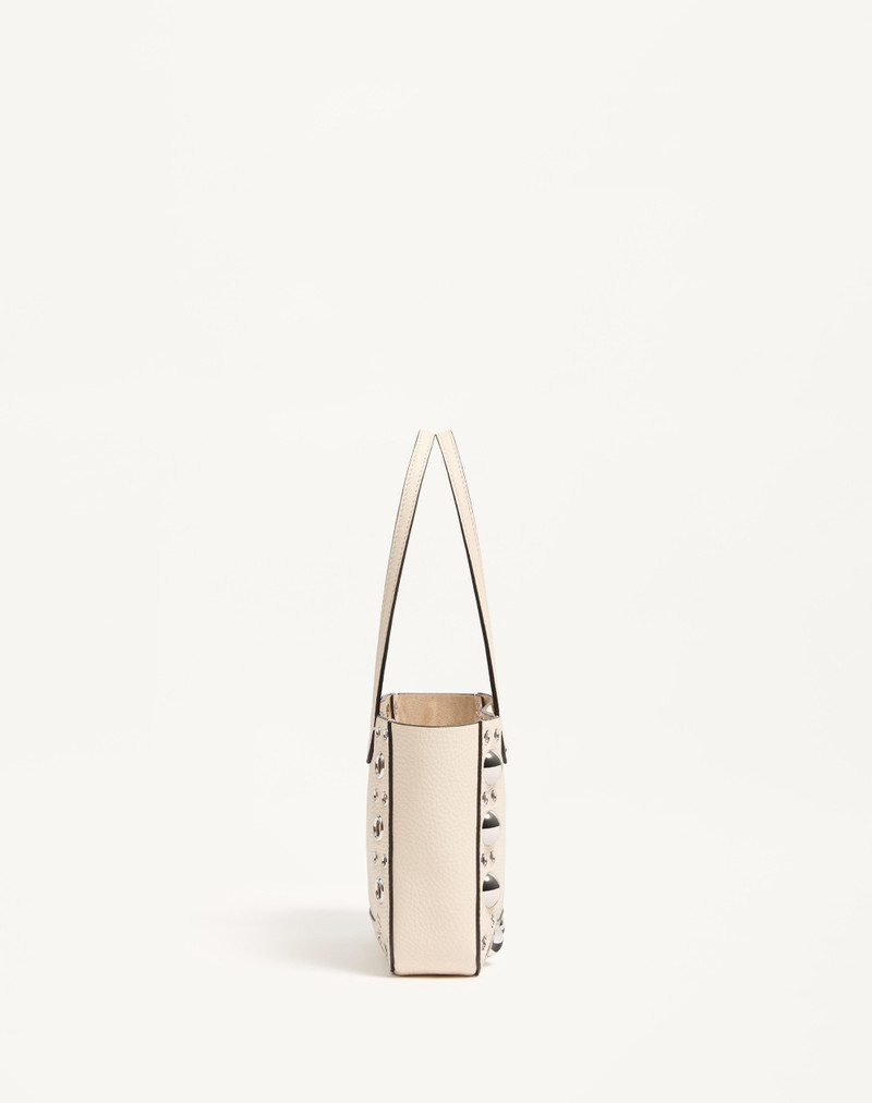 VALENTINO GARAVANI NELLCÔTE MINI SHOPPING BAG IN GRAINY CALFSKIN 4