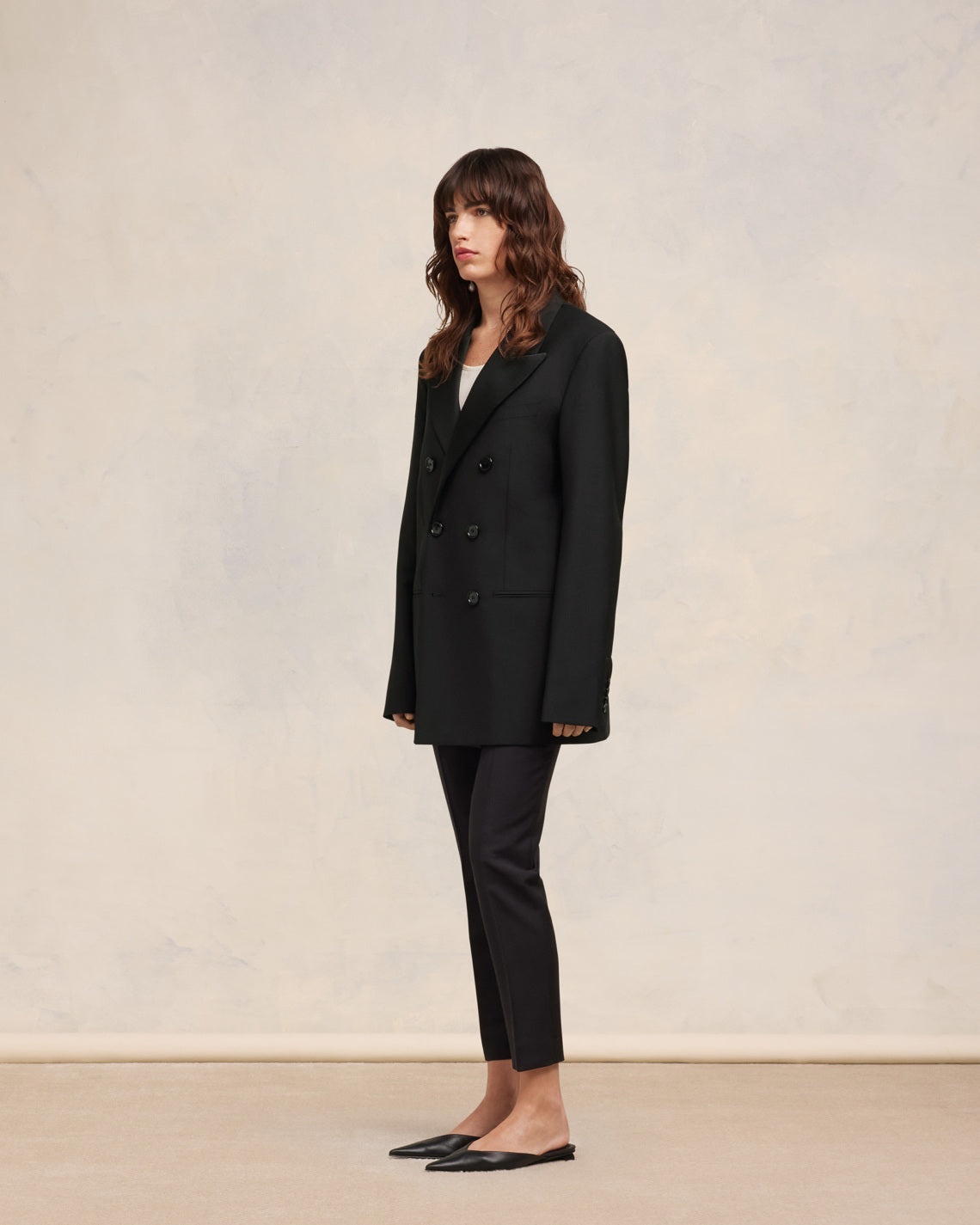 DOUBLE BREASTED SMOKING JACKET - 6