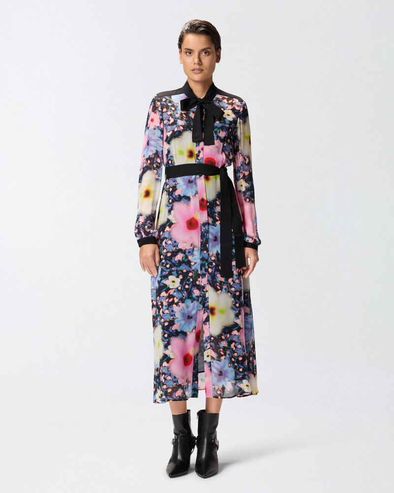 PINKO FLORAL SHIRT DRESS outlook