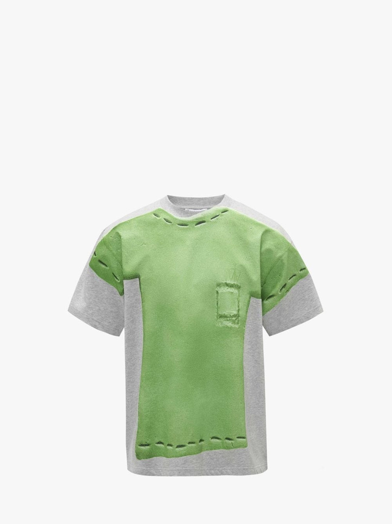 CLAY TROMPE L'OEIL PRINTED T-SHIRT 1