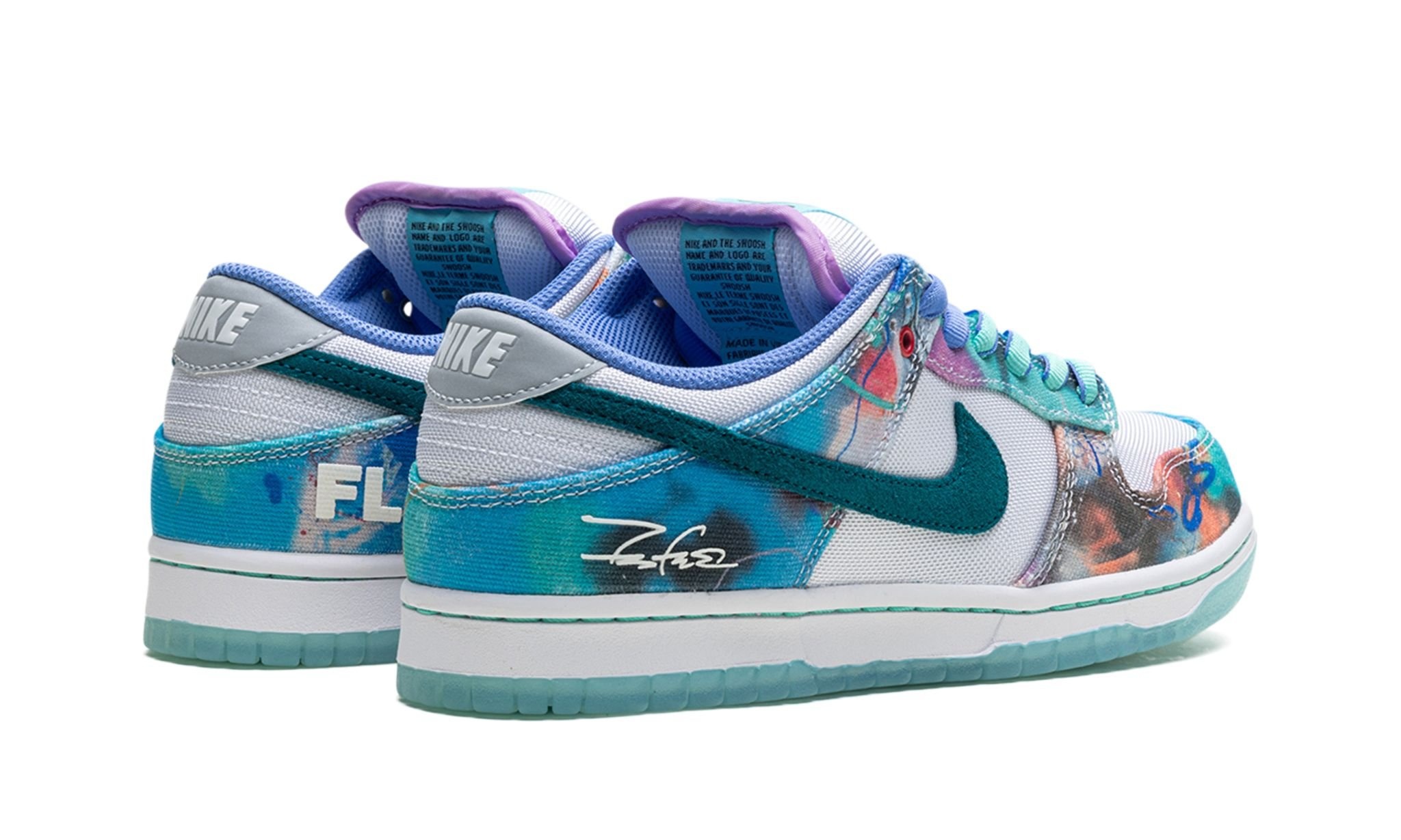Dunk Low SB "Futura Laboratories - Bleached Aqua" - 3