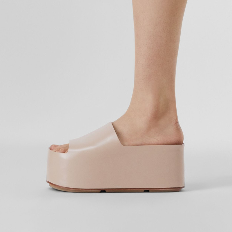 Leather Platform Sandals 4