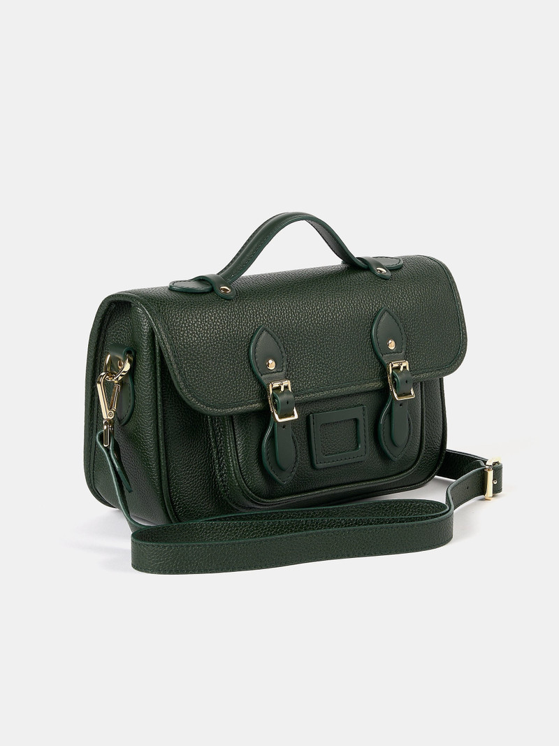 The Soft Satchel - Ivy Calf Grain 5