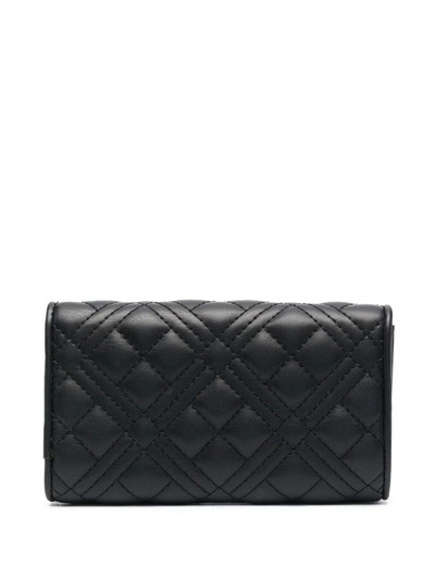 Moschino quilted foldover wallet outlook