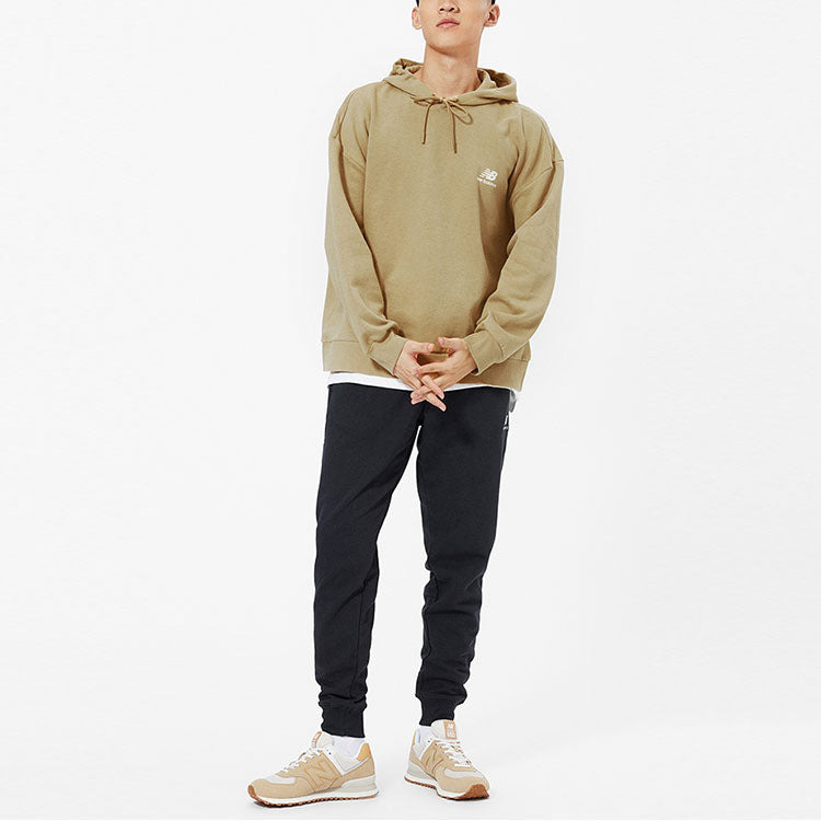 New Balance Logo Hoodie 'Khaki' AMT13341-HNA - 3