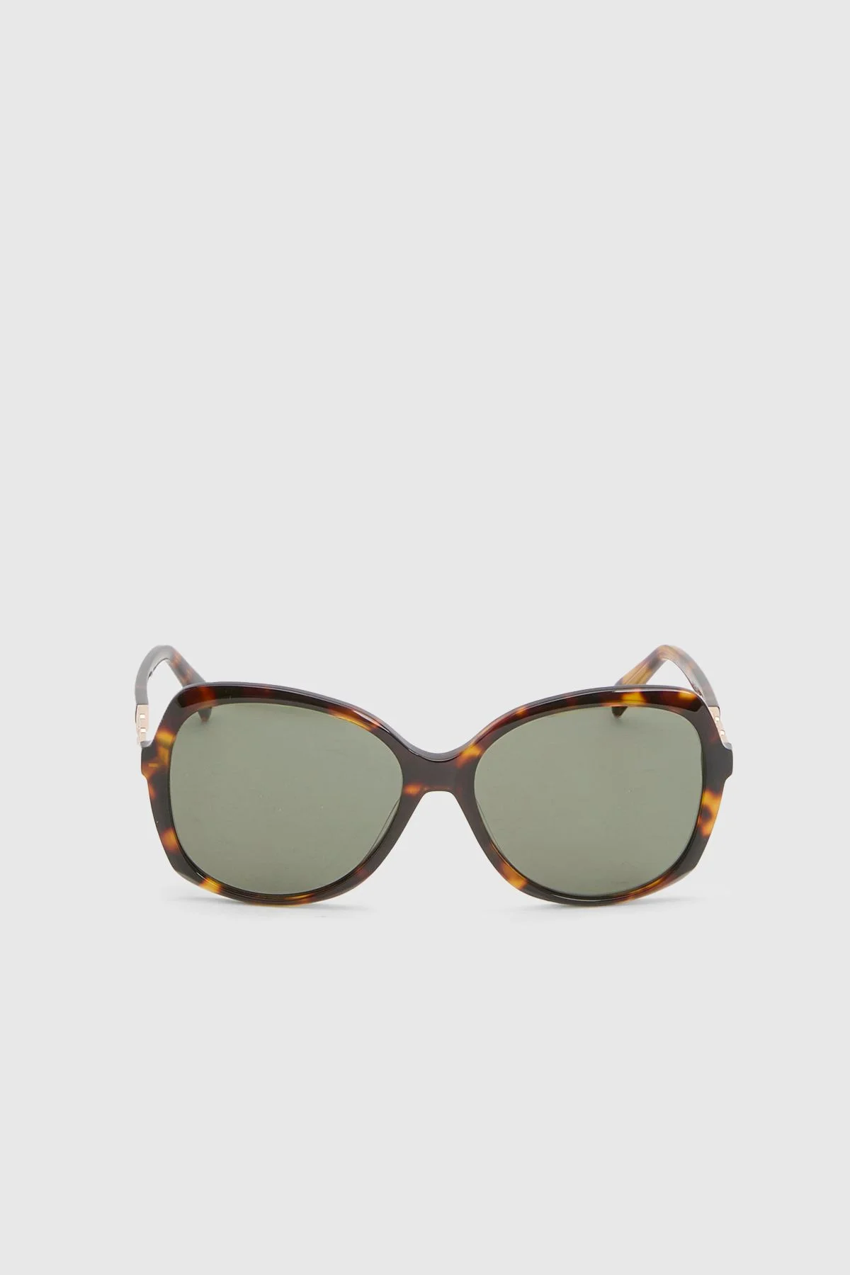 Rounded Gold Detail Sunglasses - 1