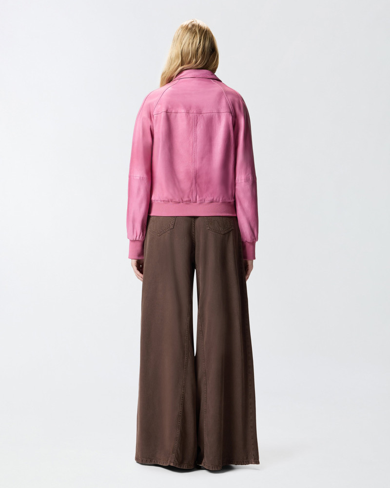 BOMBER JACKET IN VINTAGE LEATHER 5