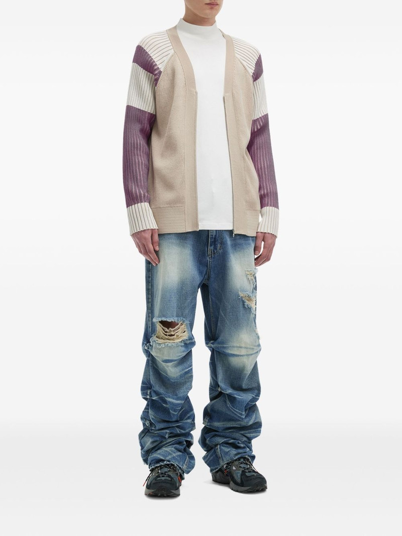 Kiko Kostadinov striped cardigan outlook