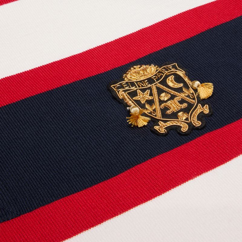 blason rugby polo shirt in striped jersey 4